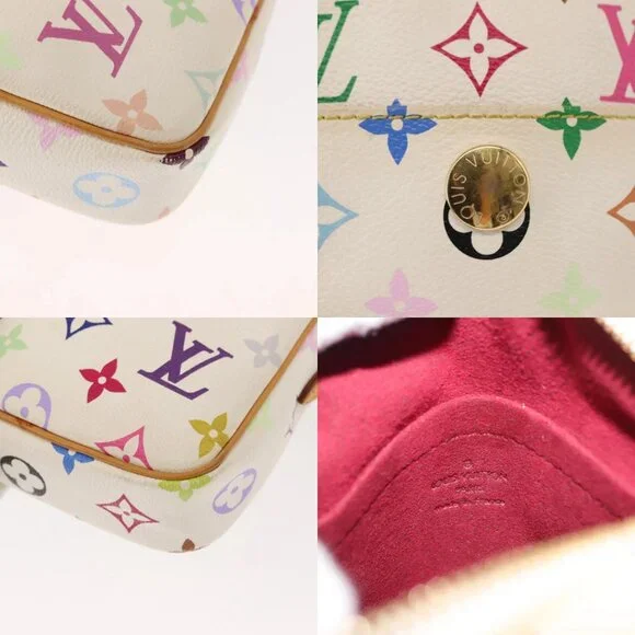 LOUIS VUITTON Monogram Multicolor Lift Shoulder Bag White M40055 LV Auth 150612 - Picture 15 of 16